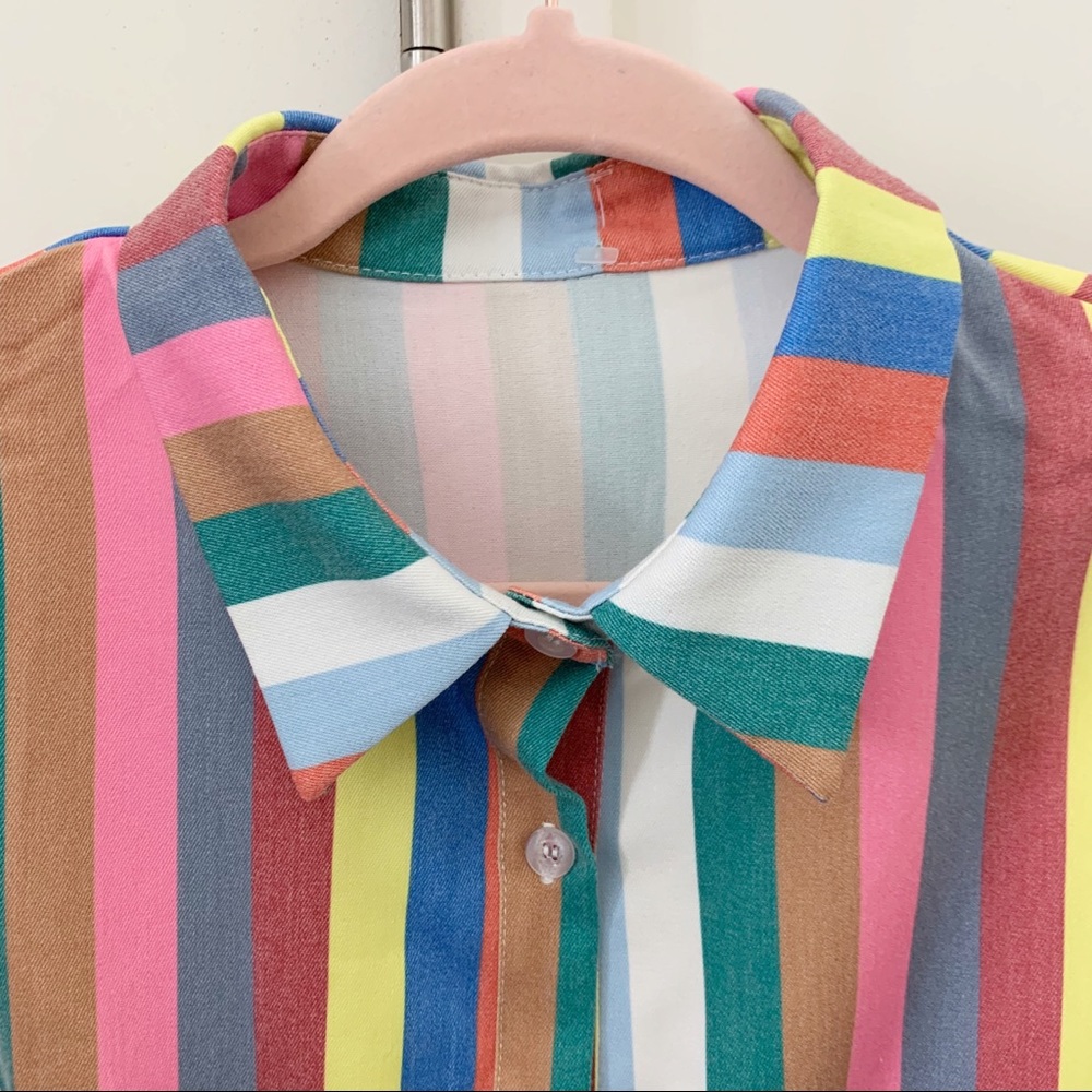 Multicolor vintage dress size L in EUC - Picture 3 of 5
